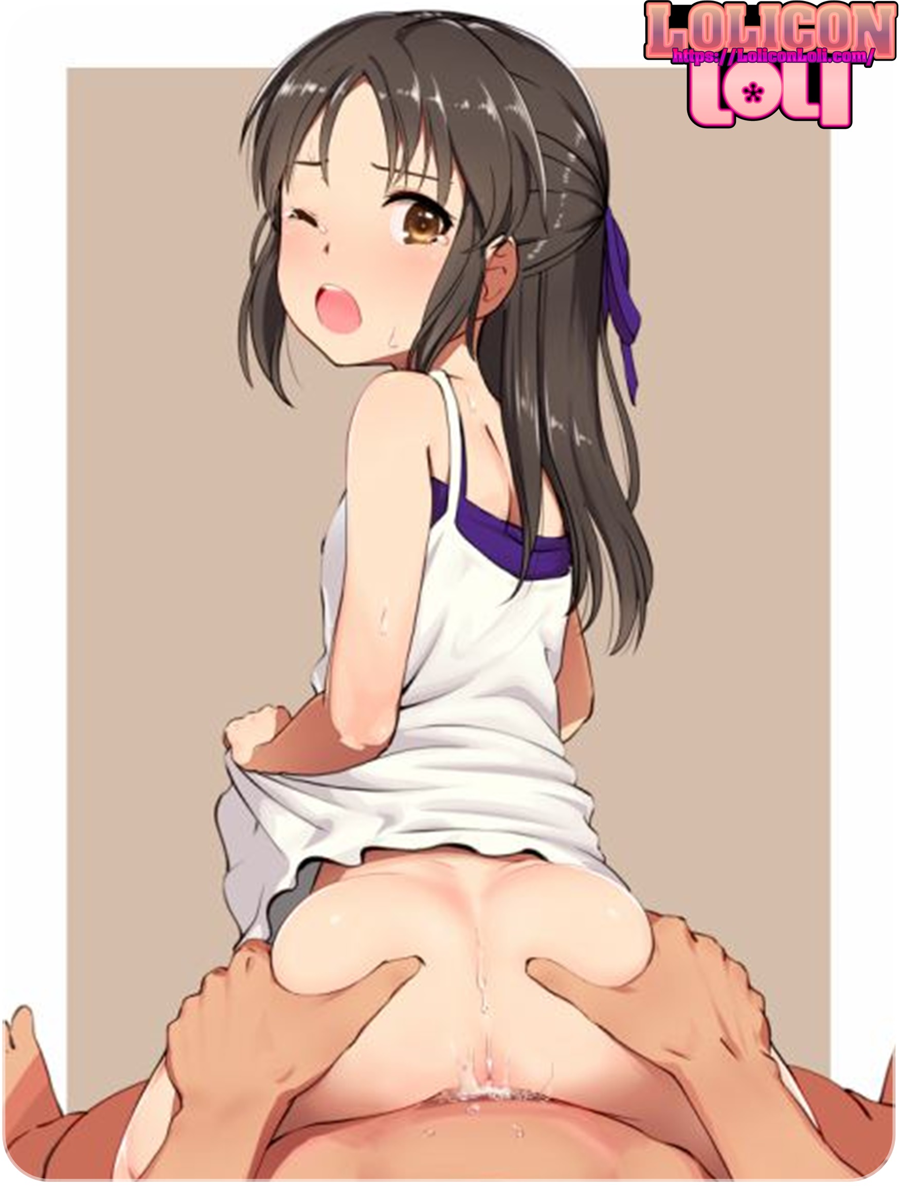 Asian Girl Hentai - NSFW full color illustration of cute lolicon hentai asian ...